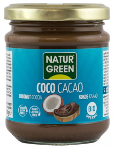 Dulciuri - Pasta bio de cocos cu cacao, 200g Natur Green