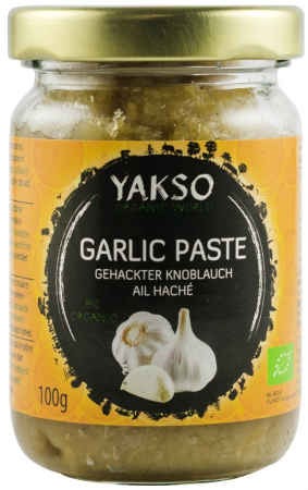 Alimente - Pasta bio de usturoi, 100g Yakso