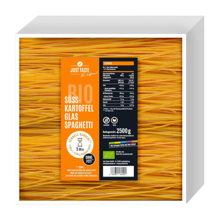 Paste fainoase bio - Paste bio din cartof dulce cu turmeric, 2500g Just Taste