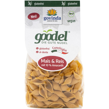 Fara gluten - Paste cochilii din porumb cu orez, amarant si teff, eco