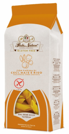 Paste - Paste maccheroni cu naut bio, fara gluten 250g Pasta Natura