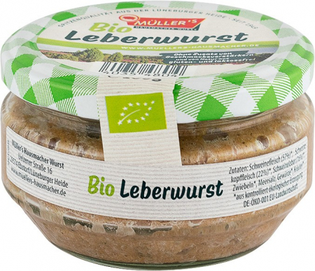 Conserve, Pateuri, creme tartinabile - Pate bio cu ficat de porc, 160g