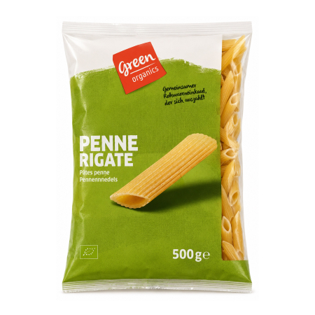 Alimente - Penne bio din grau dur, 500g Green Organics