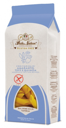 Produse pentru copii - Penne din amarant, teff si quinoa bio, fara gluten 250g Pasta Natura