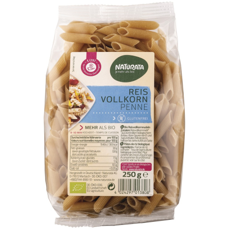 Fara gluten - Penne din orez integral, fara gluten, eco