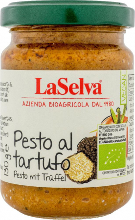 Produse vegan si de post - Pesto bio cu trufe, 130g LaSelva