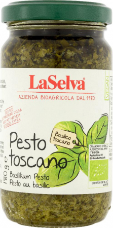 Tendinte - Pesto toscano bio cu busuioc, 180g LaSelva