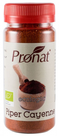 Condimente - Piper cayenne bio, 45g Pronat