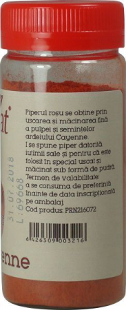 Piper cayenne bio, 45g Pronat [2]
