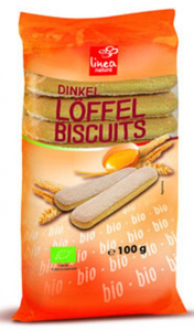 Biscuiti si napolitane - Piscoturi bio din faina de grau spelta, 100g Linea Natura