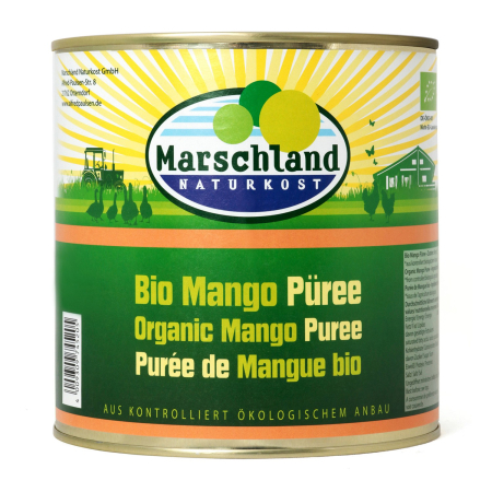 Tendinte - Piure bio de mango, 2650ml, Marschland Naturkost