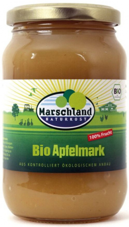 Conserve, Pateuri, creme tartinabile - Piure bio de mere neindulcit, 360g Marschland Naturkost