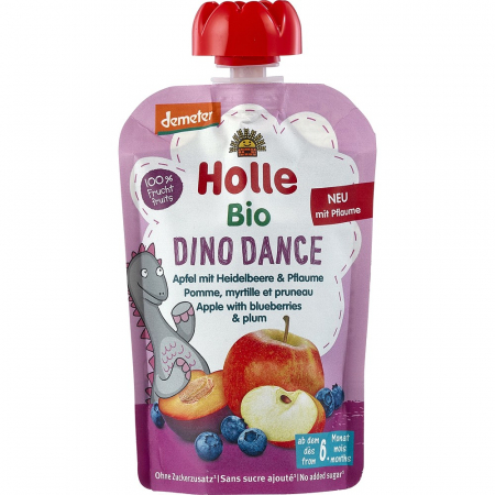 Produse pentru copii - Piure bio de mere cu afine si prune pentru copii, +6 luni