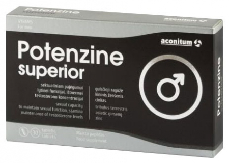 Suplimente si Remedii - Potenzine superior, 30 tablete  - 39,5 g Aconitum