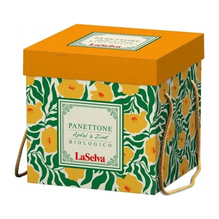 Alimente - PPanettone artizanal bio cu maia, mar si scortisoara - gust autentic italian, 500g LaSelva