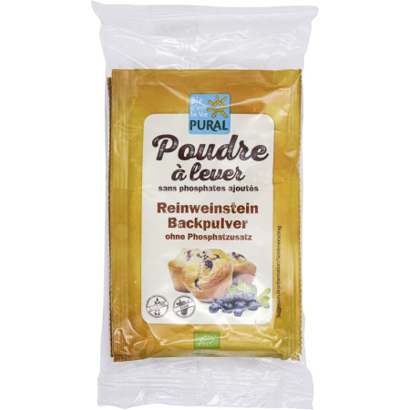 Alimente - Praf de copt fara fosfati si fara gluten 3x21g, eco
