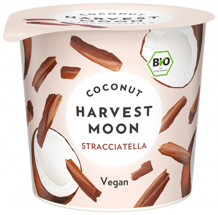 Tendinte - Preparat bio fermentat din bautura de cocos cu stracciatella, 275g Harvest Moon
