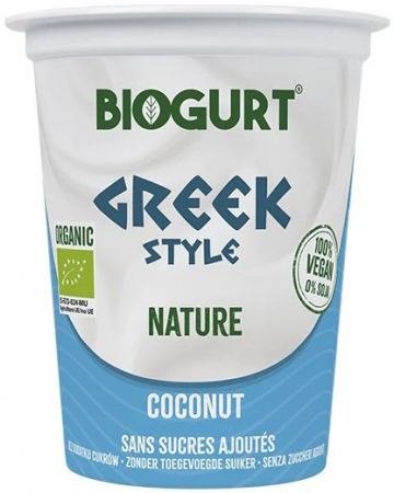 Tendinte - Preparat bio fermentat din bautura de cocos natur in stil grecesc, 400g Biogurt