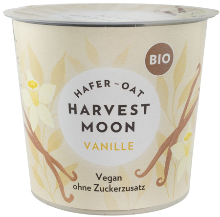 Produse vegan si de post - Preparat bio fermentat din bautura ovaz cu vanilie bourbon, 275g Harvest Moon