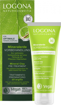 Ingrijire personala - Pretratament pentru pregatirea parului pentru vopsire, cu argila minerala, 100ml Logona
