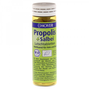 Bomboane, Caramele si Jeleuri - Propolis si salvie tablete bio de supt, 60 de tablete Hoyer