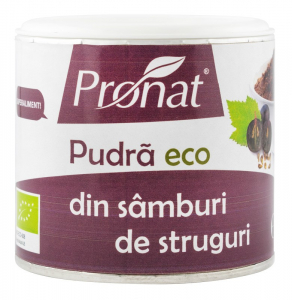 Superalimente bio - Pudra bio din samburi de struguri, 90g Pronat