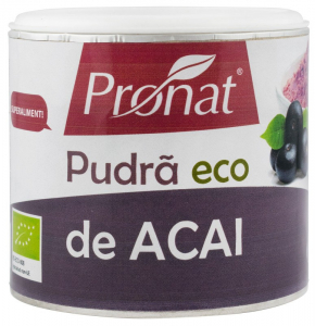 Superalimente bio - Pudra de acai bio, 90g Pronat