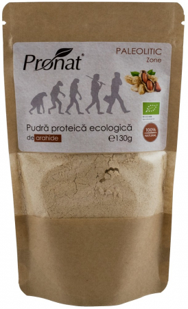 Tendinte - Pudra proteica bio de arahide, 130g Pronat