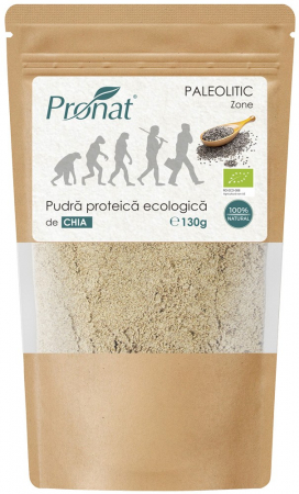 Tendinte - Pudra proteica bio din seminte de chia, 130g Pronat