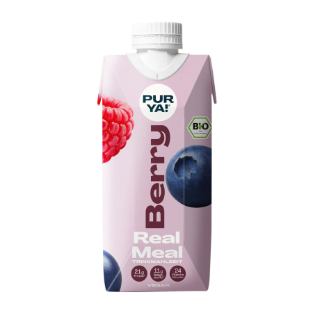 Pur Ya - Bautura ecologica bogata n proteine, cu aroma naturala de fructe de padure, 500ml [1]