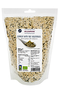 Seminte, fructe uscate, samburi - Quinoa cu alge marine eco 500g