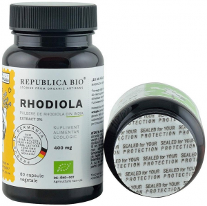 Rhodiola bio din India (400 mg) - extract 3%, 60 capsule (29,7 g) [4]