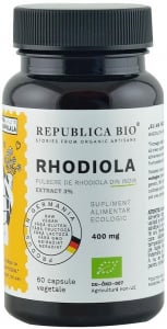 Rhodiola bio din India (400 mg) - extract 3%, 60 capsule (29,7 g) [0]