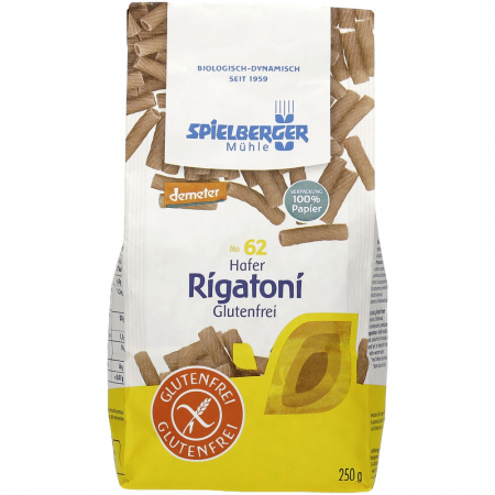 Fara gluten - Rigatoni bio din ovaz fara gluten
