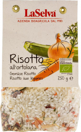 Orez, Faina si Premixuri - Risotto bio cu legume, 250g LaSelva