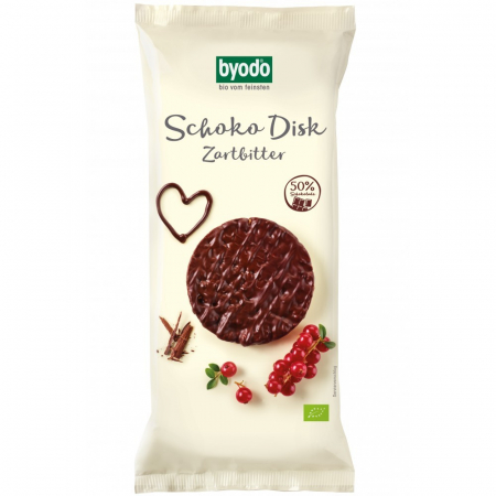 Cereale, fulgi din cereale, mic dejun - Rondele din orez integral cu ciocolata amaruie