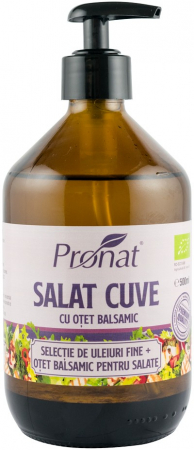 Ulei, otet - Salat Cuve Selectie bio de uleiuri si otet balsamic pentru salate 500ml Pronat