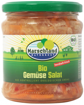 Conserve, Pateuri, creme tartinabile - Salata de legume bio, 330g / 190g Marschland Naturkost