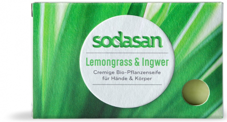 Ingrijire personala - Sapun bio cu lemongrass si ghimbir, 100g Sodasan
