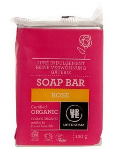 Sapun, sapun lichid - Sapun Bio cu trandafiri, 100g Urtekram