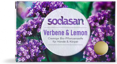 Ingrijire personala - Sapun bio cu verbina si lamaie, 100g Sodasan