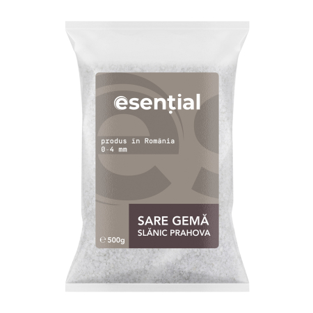 Alimente de baza - Sare alimentara Slanic Prahova, gema 0-4, 500g Esential