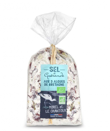 Sare si inlocuitori - Sare celtica cu trei feluri de alge bio din Bretania, 250g L`Atelier du Sel