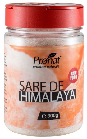 Sare si inlocuitori - Sare de Himalaya de masa la pet solnita, 300g Pronat