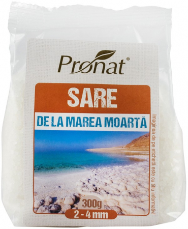 Sare si inlocuitori - Sare de la Marea Moarta 2-4mm, 300g Pronat