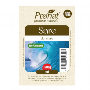 Sare de mare, fina, 500g Pronat [1]