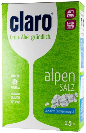 Produse pentru curatenia casei - Sare dedurizanta Alpina, 1.5kg Claro