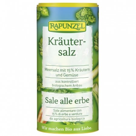 Sare si mixuri de sare - Sare neiodata cu 15% ierburi si legume