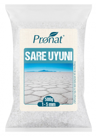 Sare si inlocuitori - Sare Uyuni grunjoasa 1-5mm, 500g Pronat