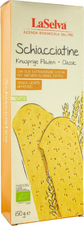 Snacksuri - Schiacciatine bio classic, 150g LaSelva